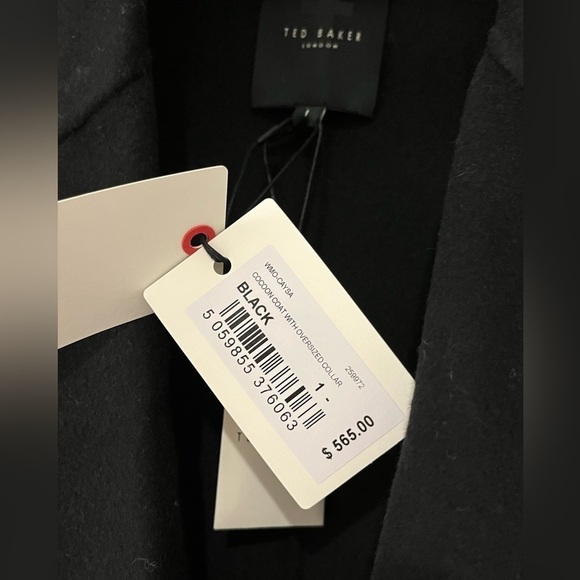 NWT Ted Baker Caysa Wool-blend Cocoon Coat - Picture 9 of 15